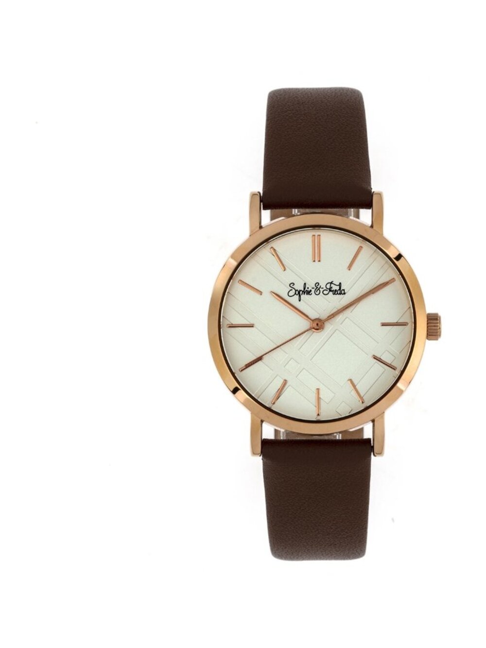 NWT Sophie And Freda Budapest Quartz White Dial Ladies Watch